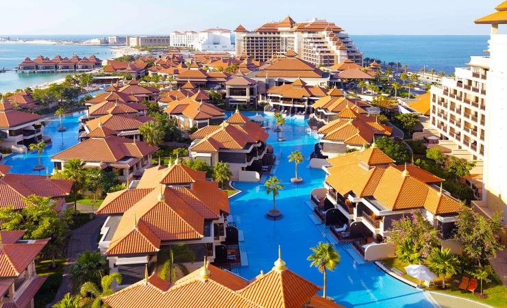 Areál Anantara The Palm Dubai Resort