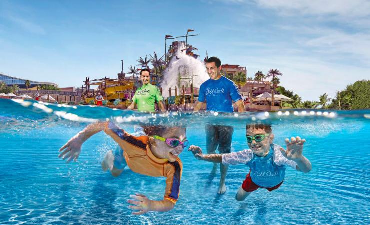 Atrakcie v aquaparku Wild Wadi pri Jumeirah Beach Hotel