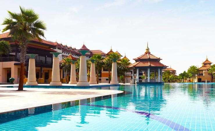 Areál v Anantara The Palm Dubai Resort