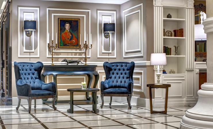 Lobby v Dukes Dubai, a Royal Hideaway Hotel