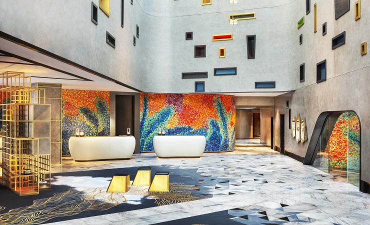 Lobby v hoteli W Dubai - The Palm