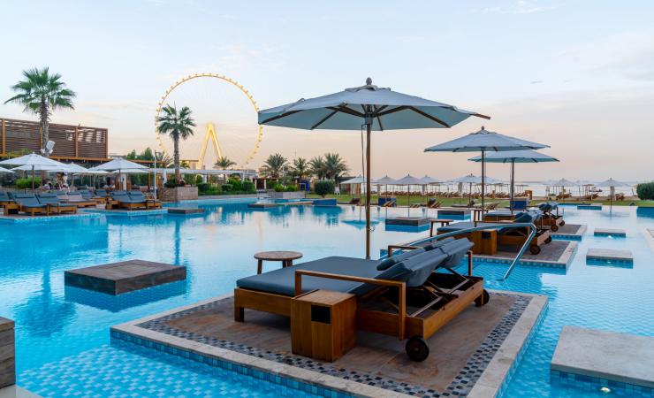 Bazén v hoteli Rixos Premium Dubai