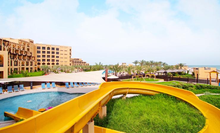 Tobogán v Hilton Resort & Spa Ras Al Khaimah