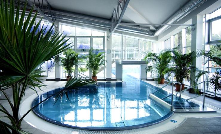 Vnútorný bazén v liečebnom dome Aqua