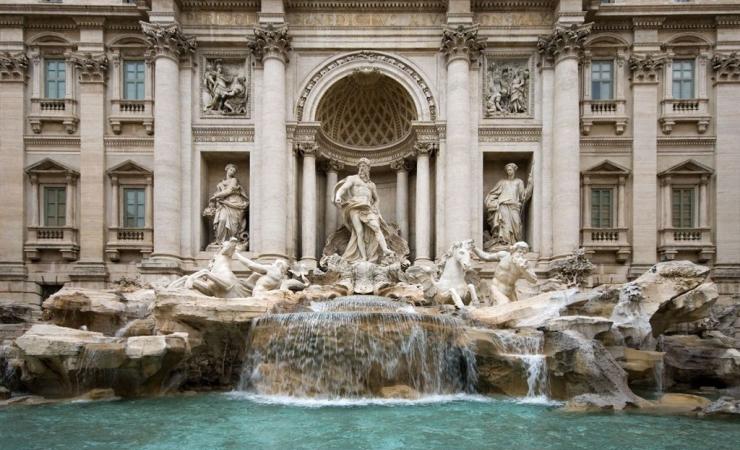 Fontana di Trevi v Ríme