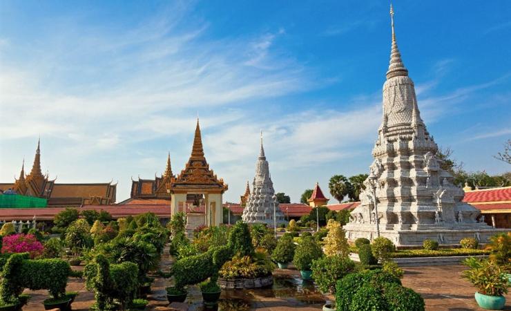 Strieborná pagoda v Phnom Penh