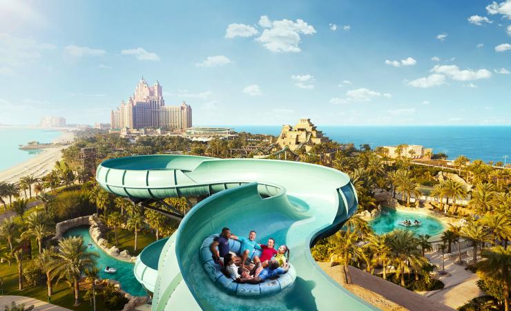 Aquapark v hoteli Atlantis, The Palm