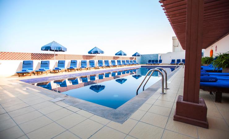 Strešný bazén v Citymax Bur Dubai