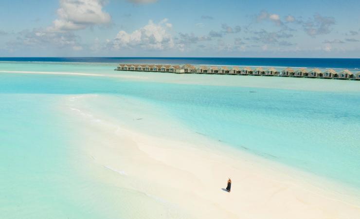 Pláž LUX* South Ari Atoll Resort & Villas