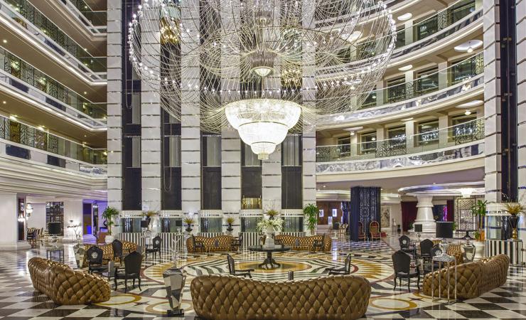 Lobby v hoteli Delphin Imperial
