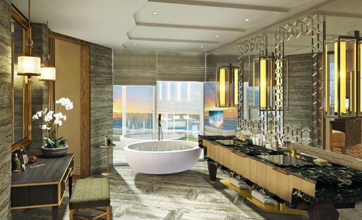 Hotel Mandarin Oriental Jumeirah Dubai - kúpeľňa   