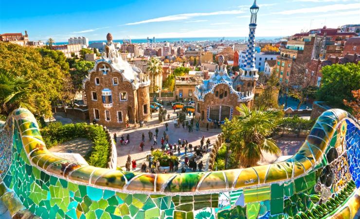 Barcelona s pobytom pri mori - výhľad na mesto 