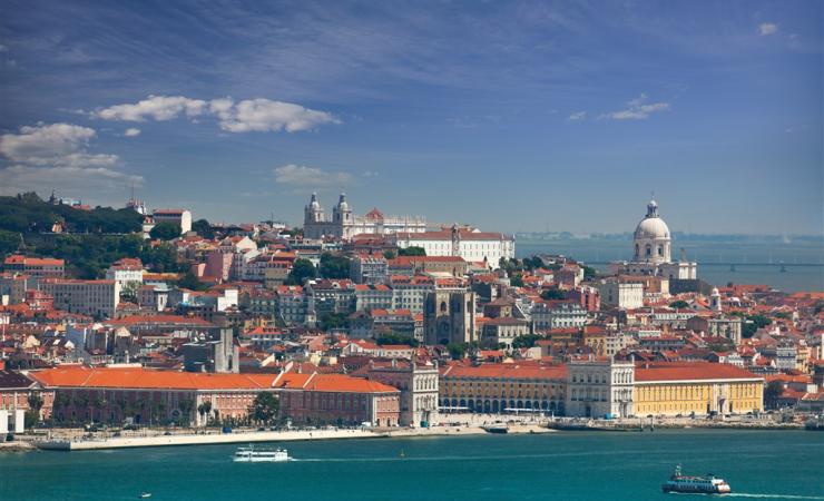 Pohľad na mesto , poznávací zájazd, Portugalsko 