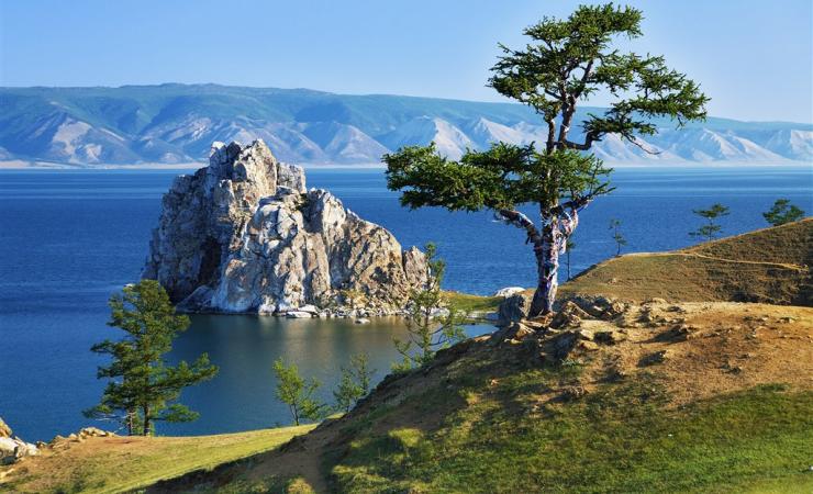 Irkutsk a Bajkalské jazero - pohľad na jazero
