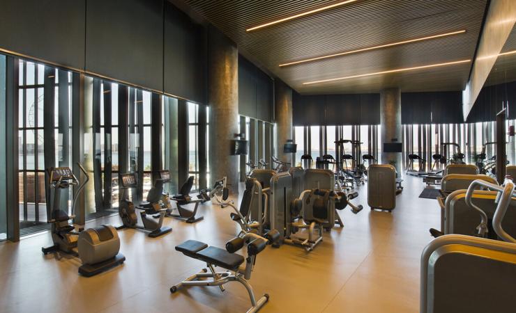 Fitness v hoteli Rixos Premium Dubai
