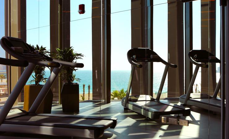 Fitness v hoteli Rixos Premium Dubai