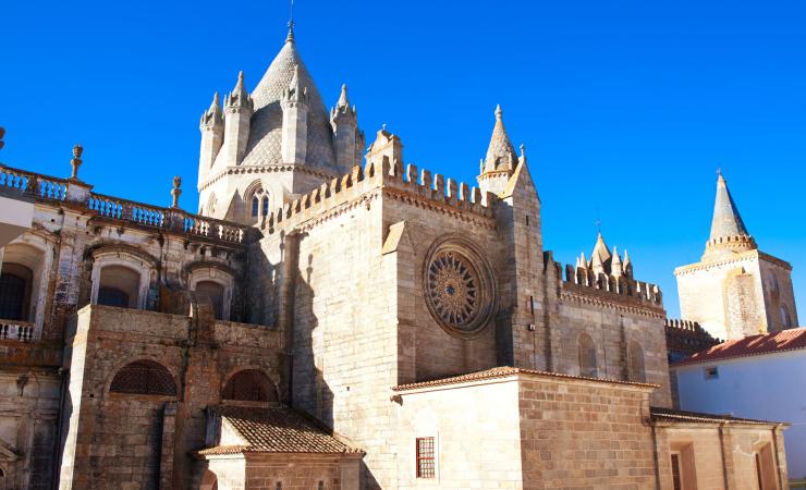 Évora, katedrála, poznávací zájazd, Portugalsko 