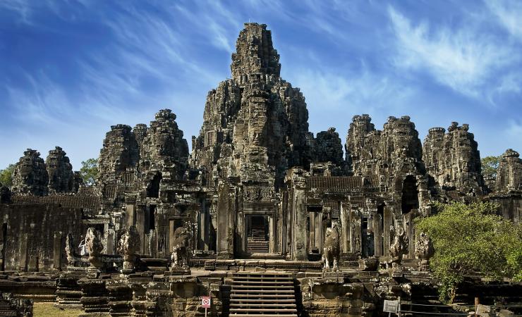 Vietnam - Kambodža- chrám