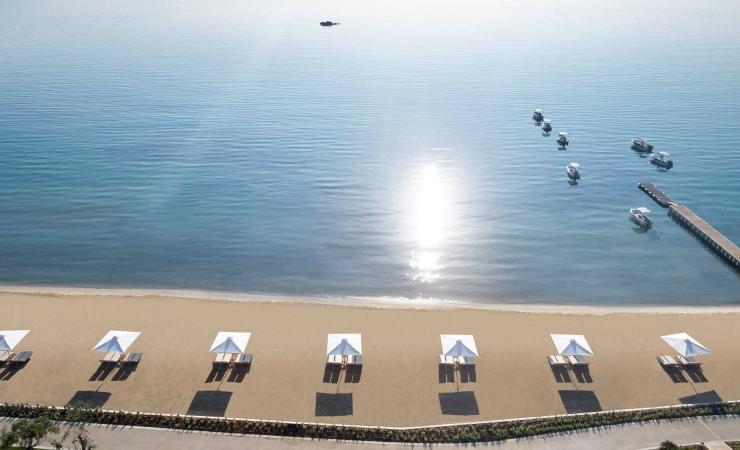Pláž Hotel Ikos Dassia *****