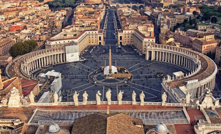Námestie sv. petra, Vatikán, Rím, poznávací zájazd, Taliansko
